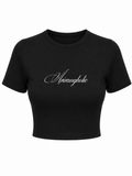 Baby tee Arirangholic negra