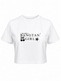 Baby tee I am just a Bangtan blanca