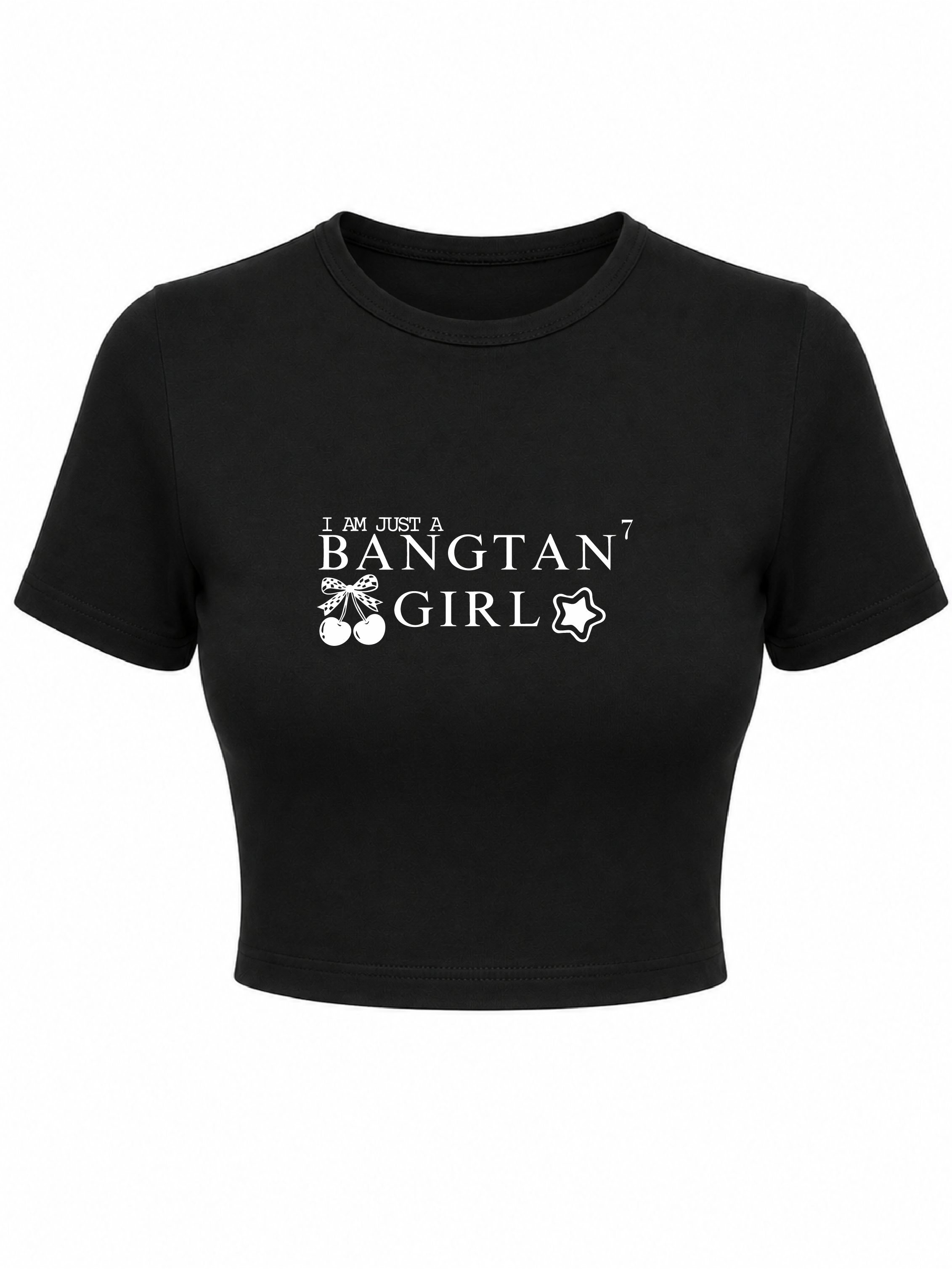 Baby tee I am just a Bangtan negra