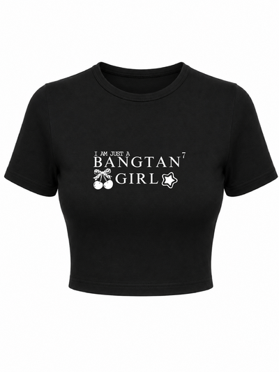 Baby tee I am just a Bangtan negra