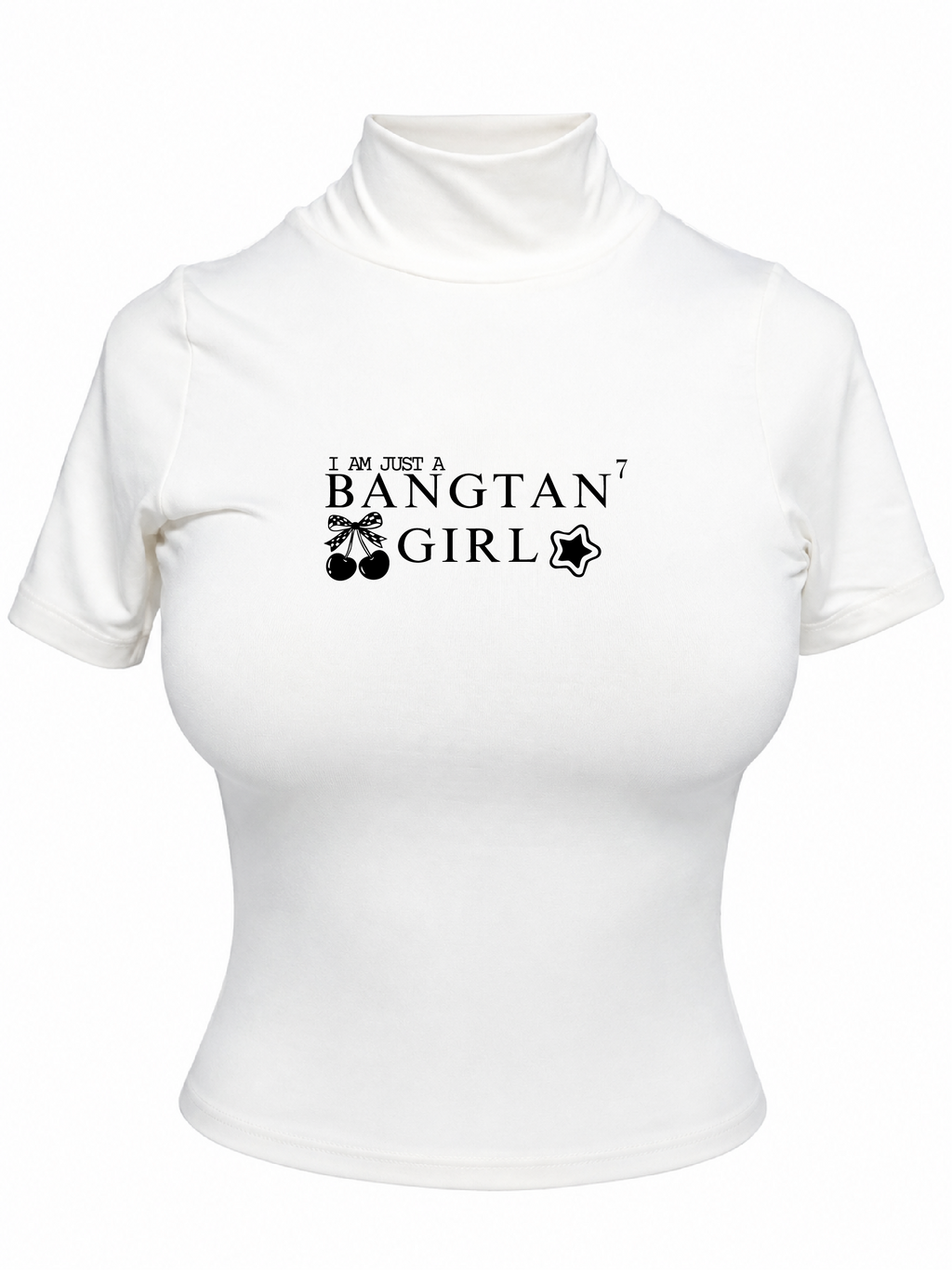 Blusa Cuello Alto I Am Just a Bangtan Negra
