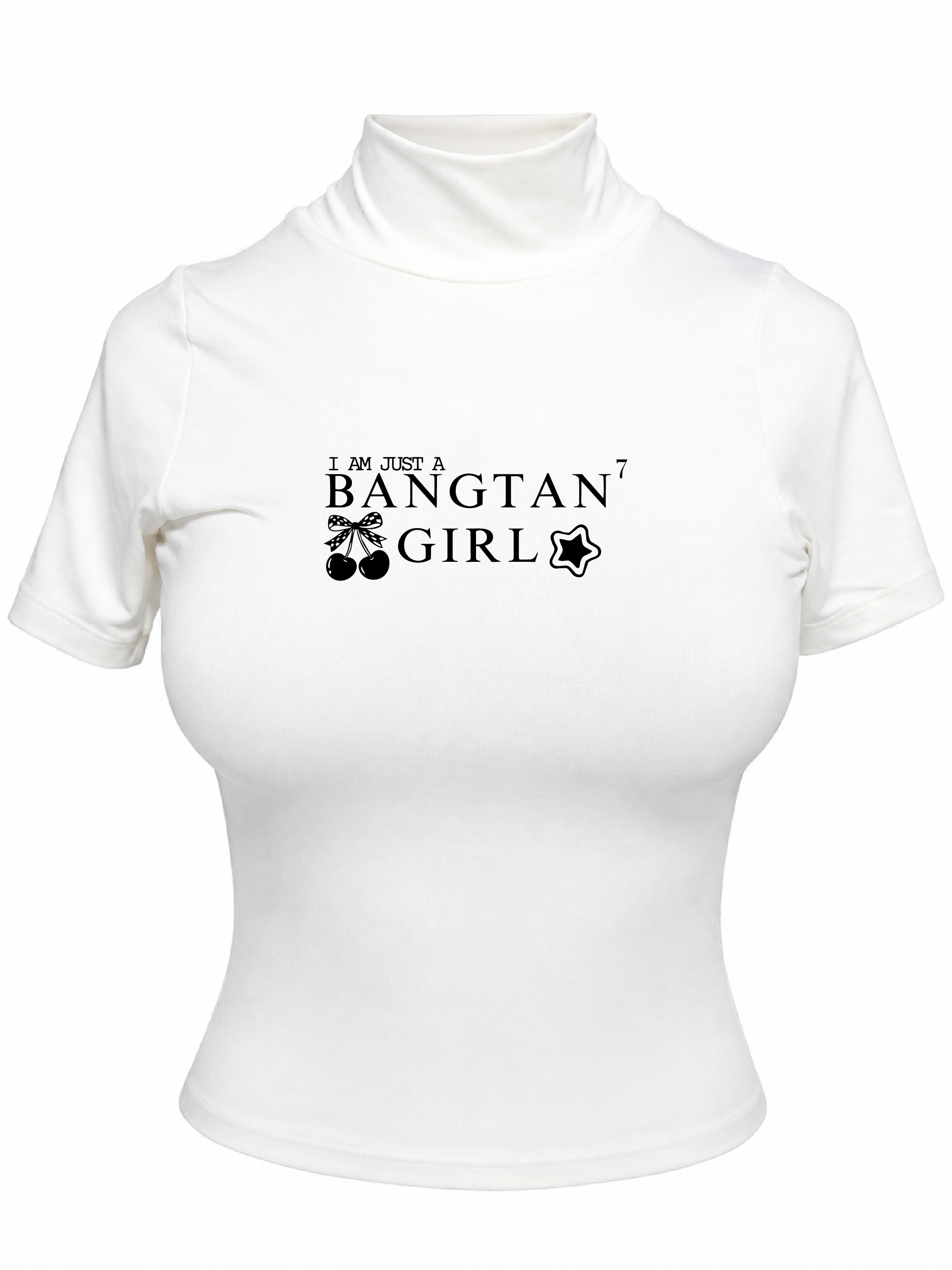 Blusa Cuello Alto I Am Just a Bangtan Roja
