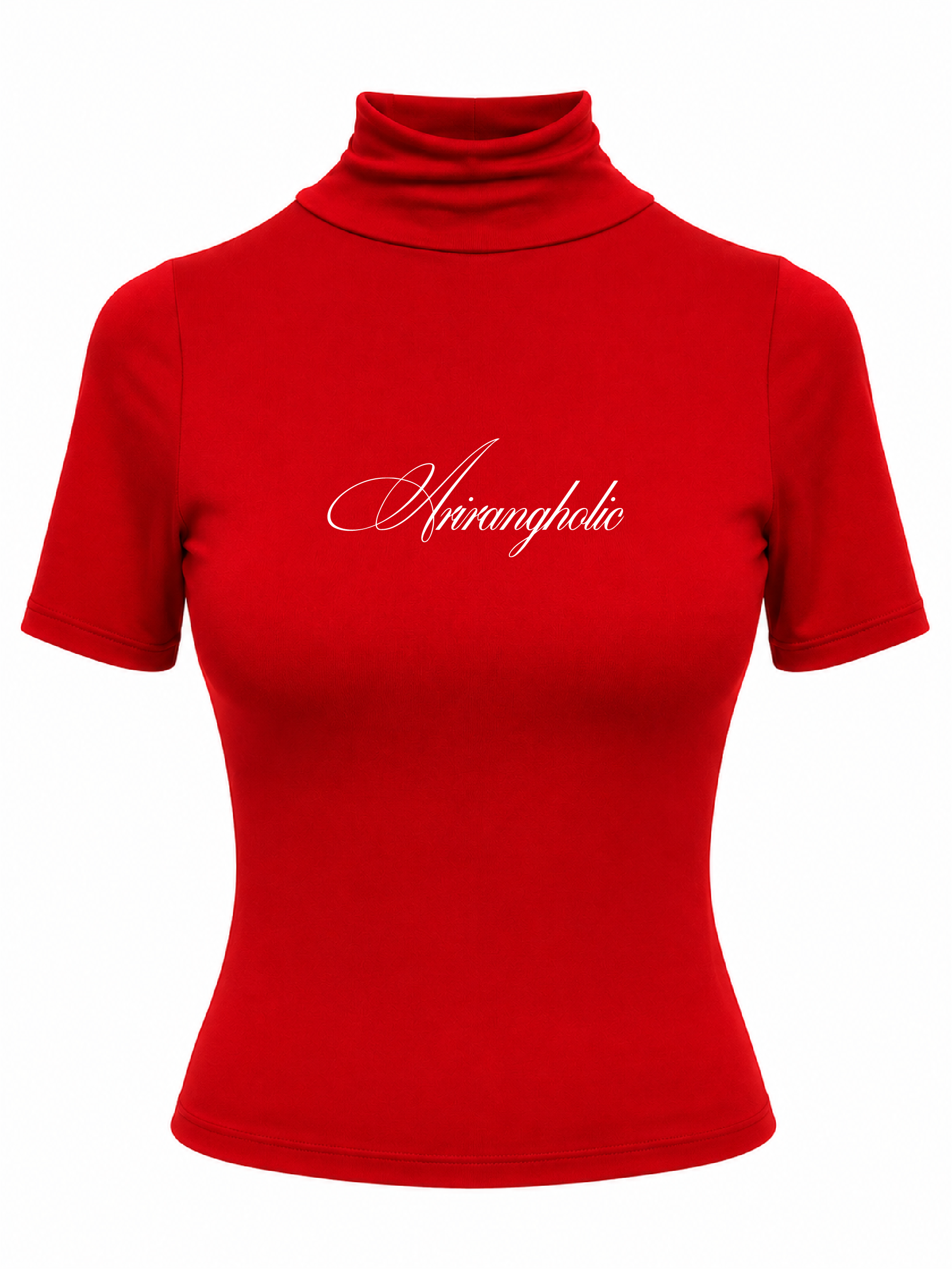 Blusa Cuello Alto Arirangholic Roja