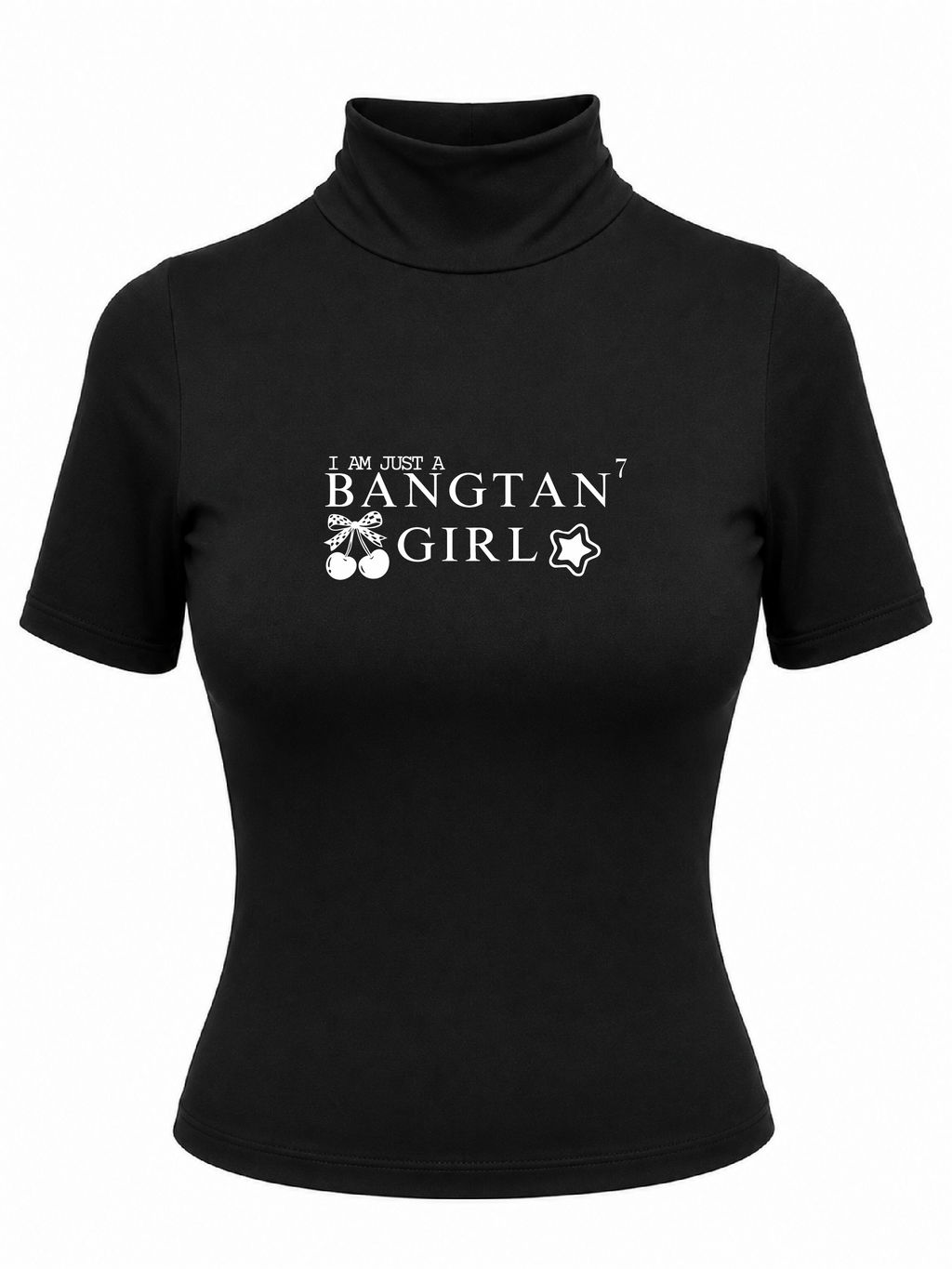 Blusa Cuello Alto I Am Just a Bangtan Negra