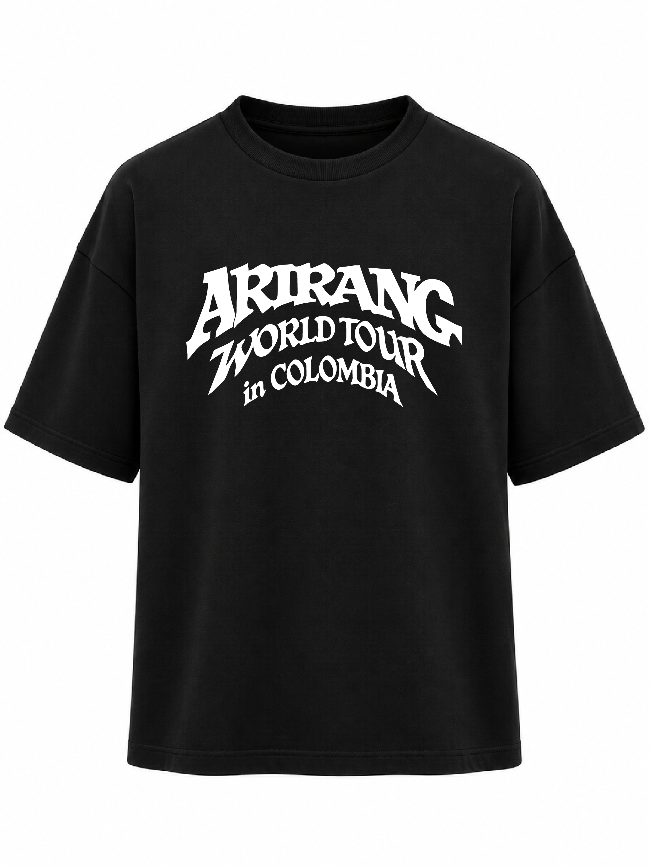 Camiseta Oversize Arirang Colombia World Tour espalda Swim
