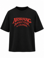 Camiseta Oversize Arirang Colombia World Tour espalda OT7