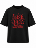 Camiseta Oversize Arirang Lettering Roja