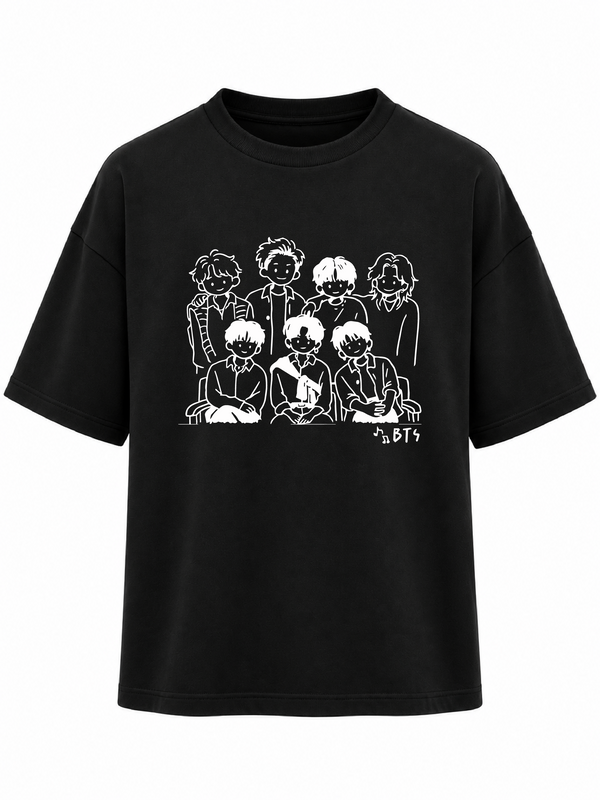 Camiseta Oversize Cute Festa