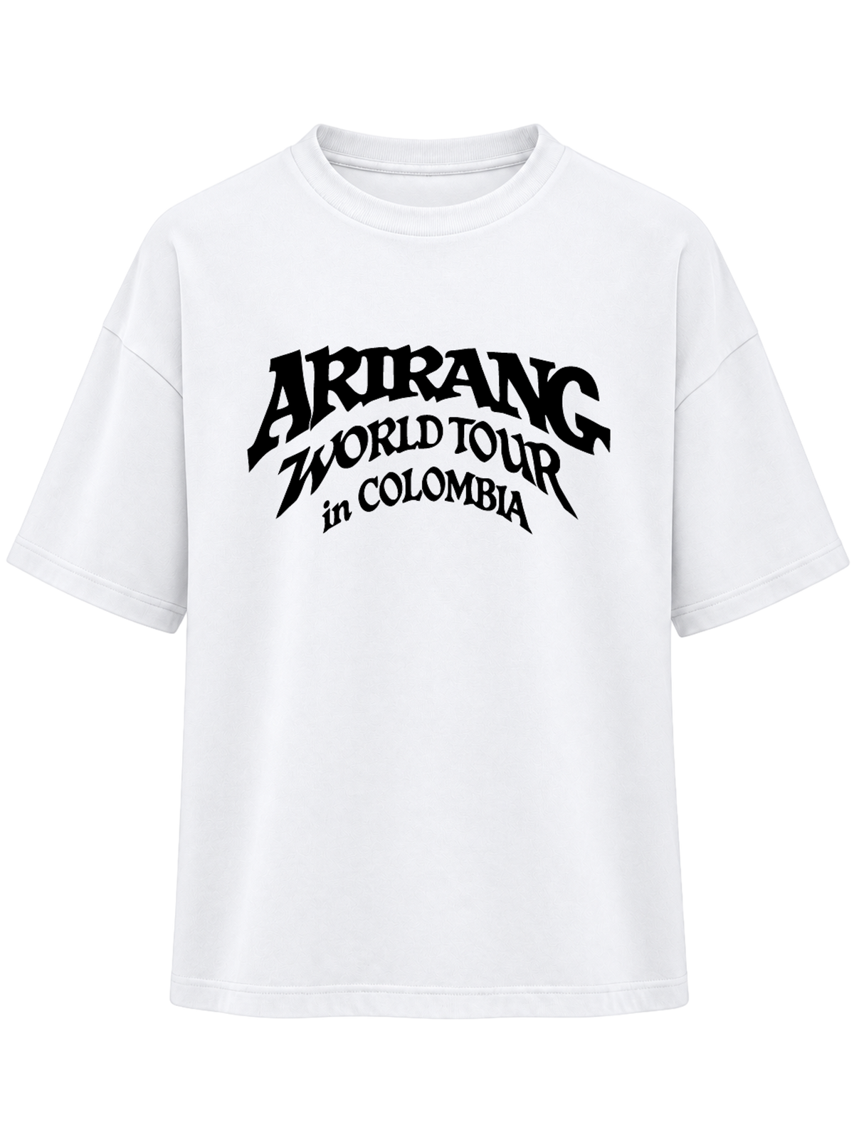 CAMISETA OVERSIZE BLANCA ARIRANG WORLD TOUR