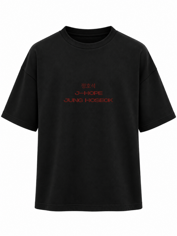 Camiseta Oversize JHOPE METALIZADO