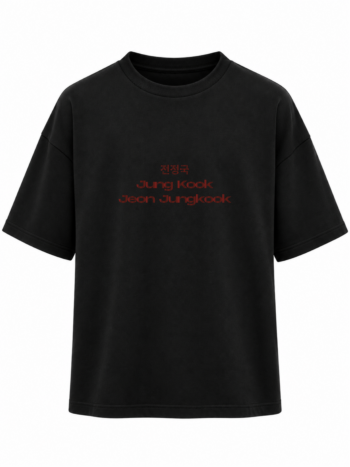 Camiseta Oversize JUNGKOOK METALIZADO