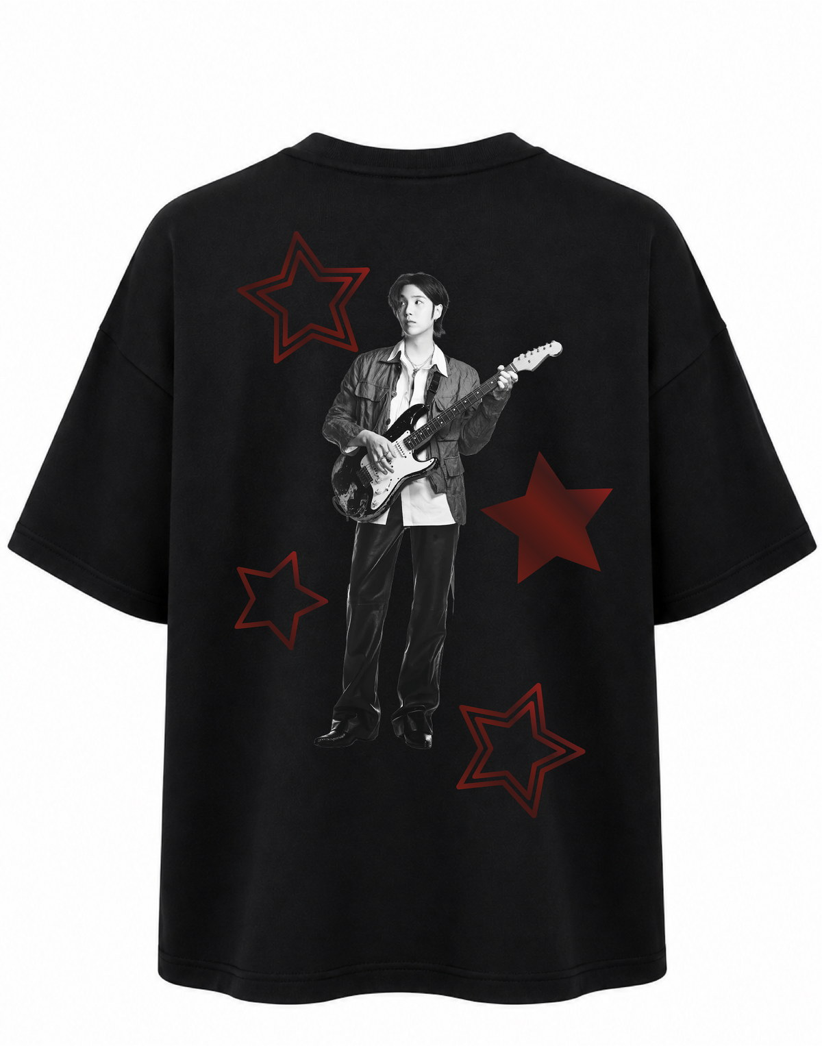 Camiseta Oversize YOONGI METALIZADO