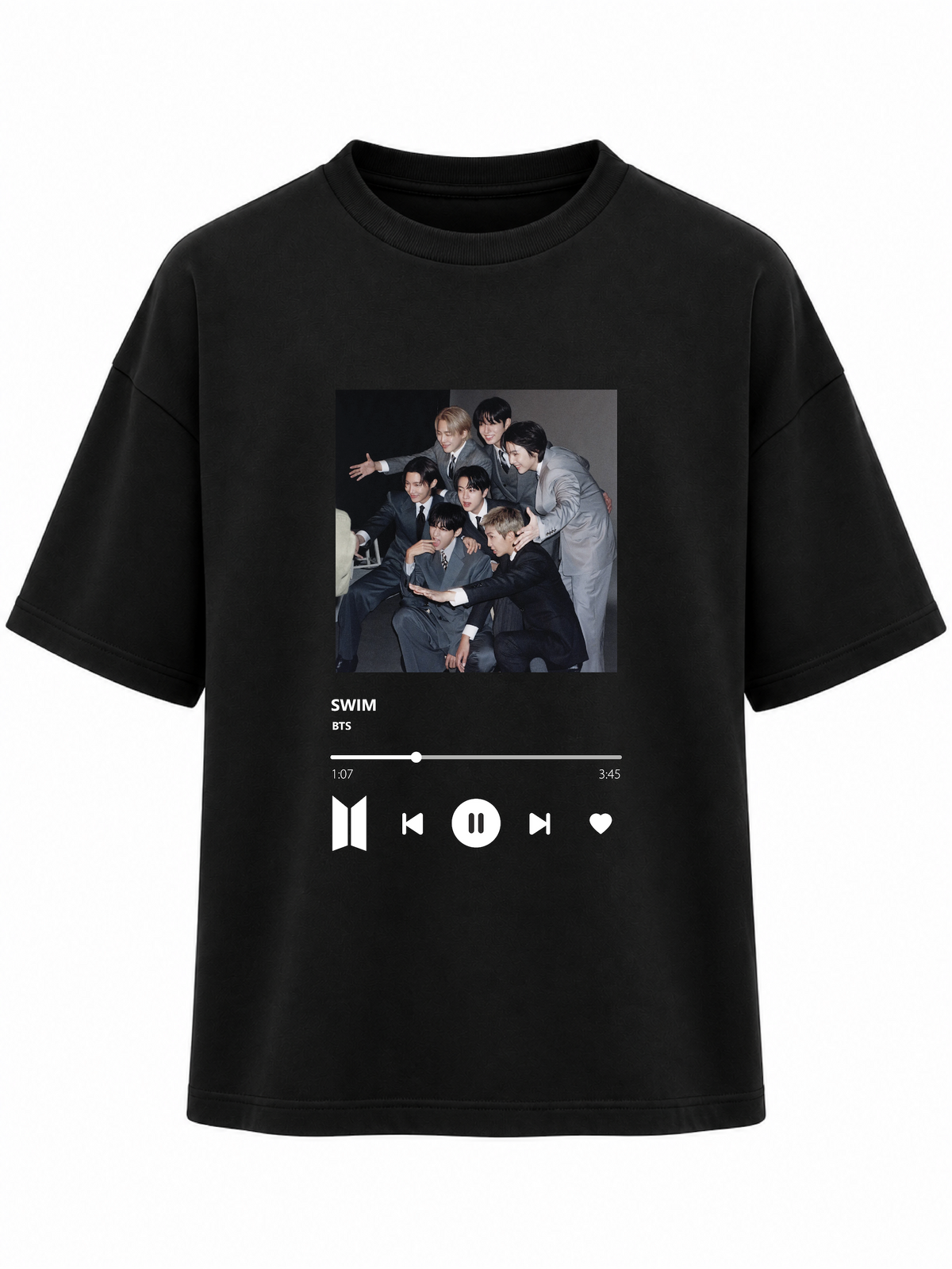 CAMISETA OVERSIZE TRACKLIST ARIRANG 1