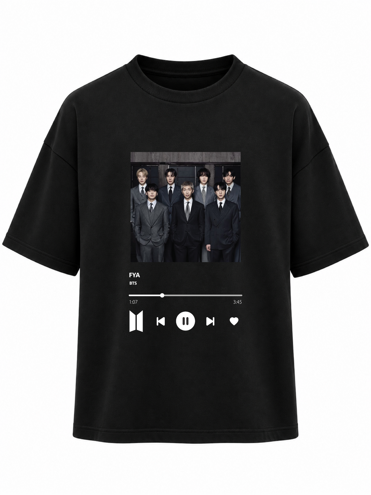 CAMISETA OVERSIZE TRACKLIST ARIRANG 2