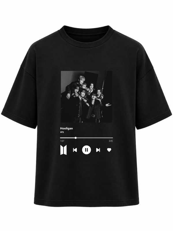 CAMISETA OVERSIZE TRACKLIST ARIRANG 3