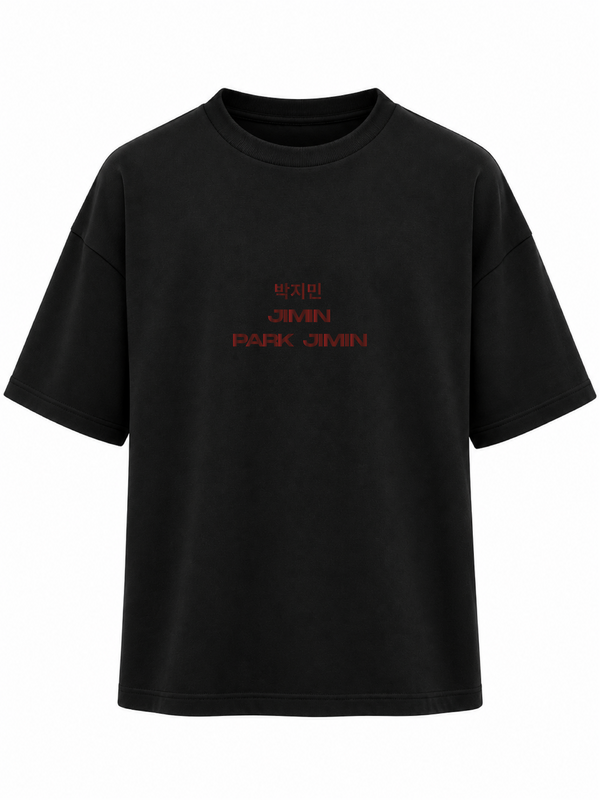 Camiseta Oversize JIMIN METALIZADO